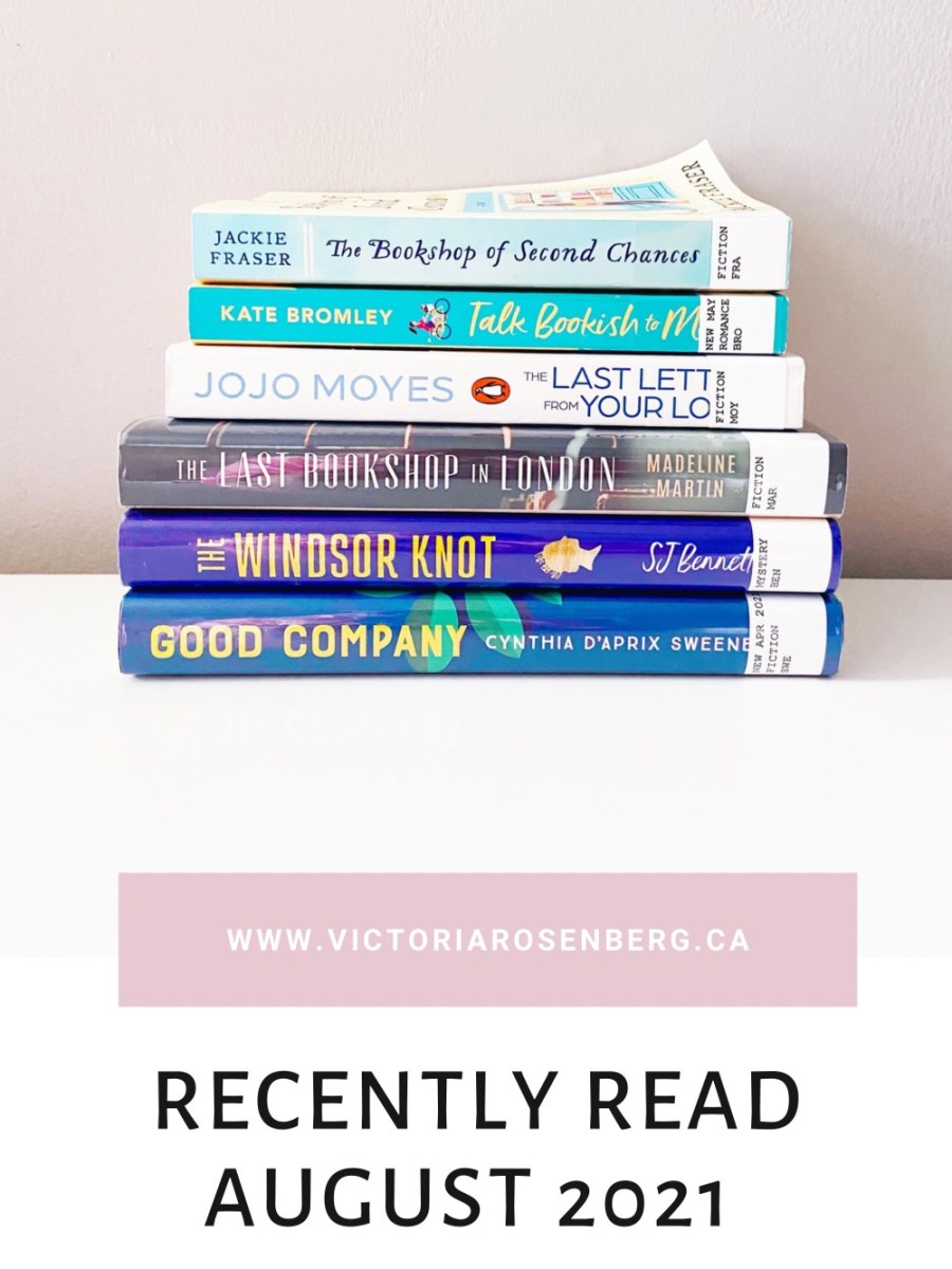 Recently Read! (August&nbsp;2021)